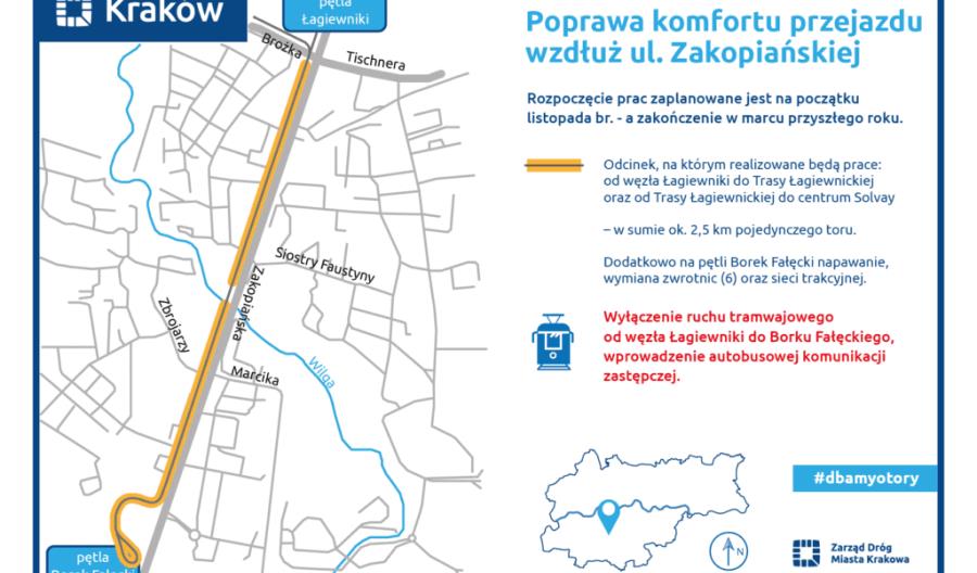 Remont torowiska do Borku Fałęckiego od listopada Remont torowiska do Borku Fałęckiego od listopada