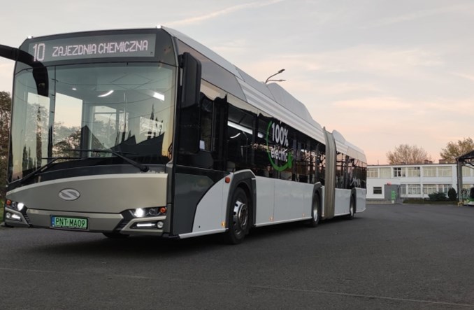 MZK Zielona Góra testuje elektrycznego Solarisa i planuje kolejne “elektryczne” zakupy