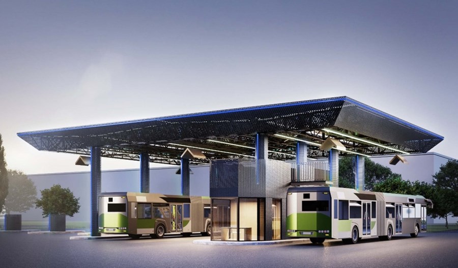 Solaris wybuduje u siebie innowacyjną stację ładowania pojazdów elektrycznych Solaris wybuduje u siebie innowacyjną stację ładowania pojazdów elektrycznych
