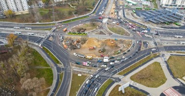 Poznań. Przebudowa ronda Rataje na ostatniej prostej