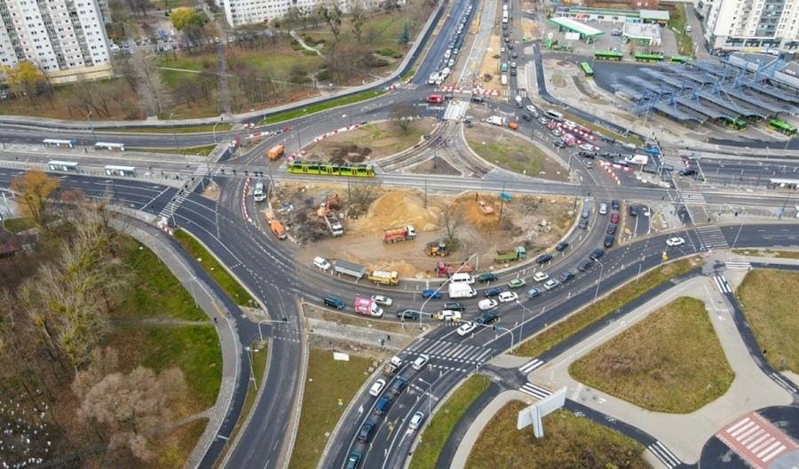 Poznań. Przebudowa ronda Rataje na ostatniej prostej Poznań. Przebudowa ronda Rataje na ostatniej prostej