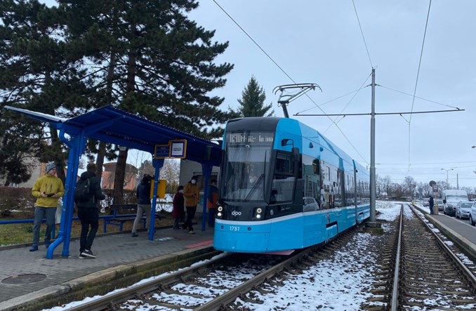 Ostrawa: Pierwszy nowy tramwaj Škody wyjechał na linię