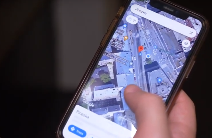 W Krakowie mapy Google z opóźnieniami komunikacji