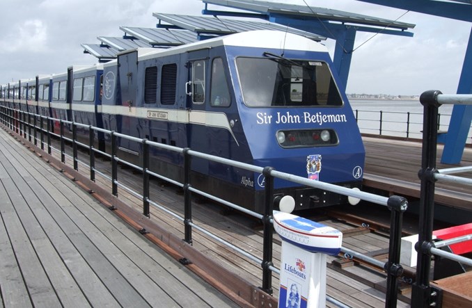 Southend Pier Railway: Pociągiem po molo