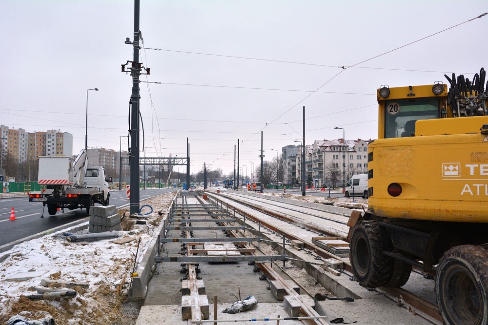 Odbudowa torowiska tramwajowego do pętli Os. Górczewska