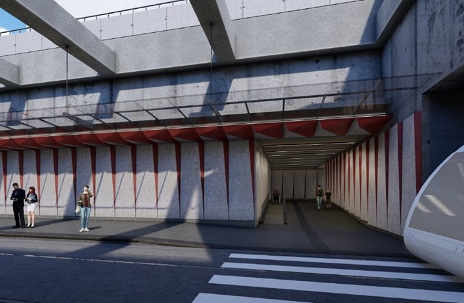 Kraków: Tramwaj do Mistrzejowic z podziemnym przejściem dla pieszych