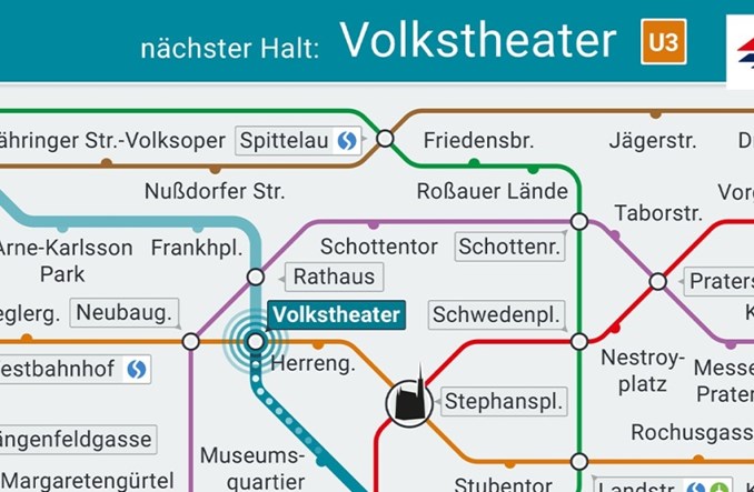 Wiedeńskie metro testuje nowy system informacji pasażerskiej