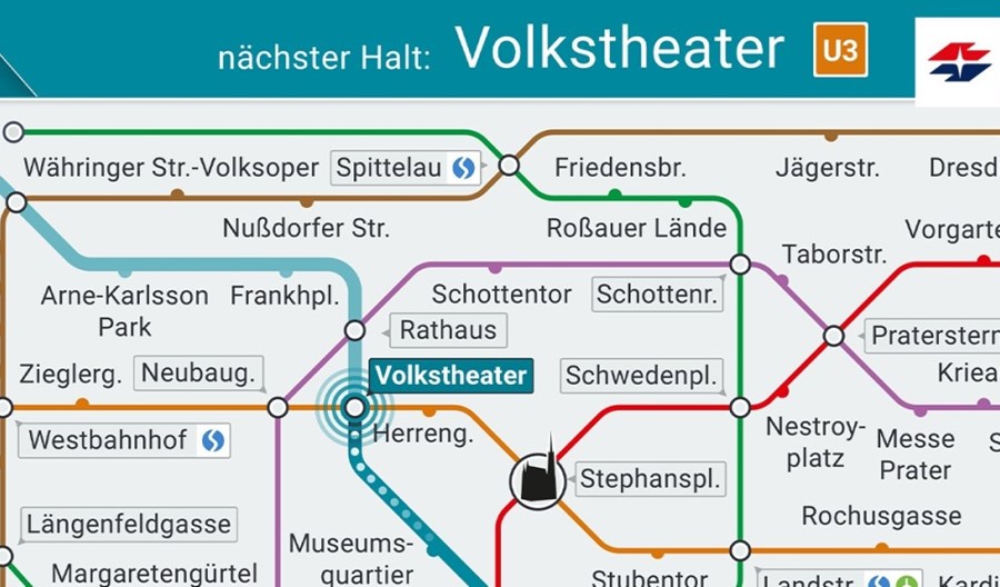 Wiedeńskie metro testuje nowy system informacji pasażerskiej Wiedeńskie metro testuje nowy system informacji pasażerskiej
