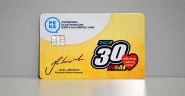 „Złote" karty PEKA z autografem Prezydenta Poznania na licytacji WOŚP