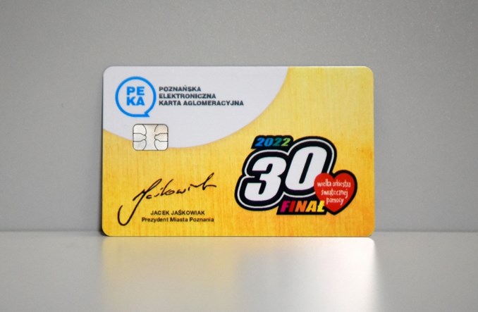 „Złote" karty PEKA z autografem Prezydenta Poznania na licytacji WOŚP