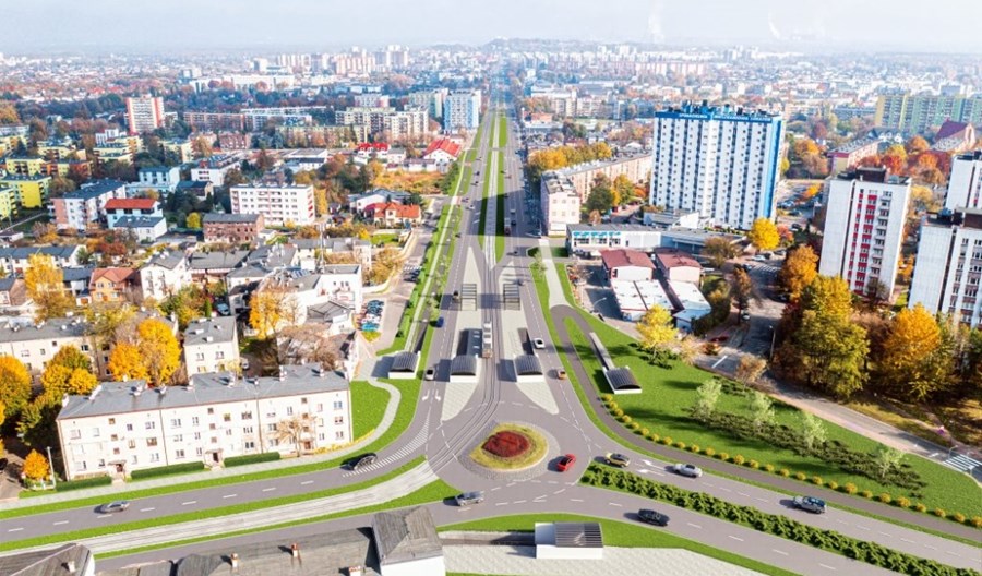 Dąbrowa Górnicza: Przebudowa trasy tramwajowej. Centrum bez kładek i przejść podziemnych Dąbrowa Górnicza: Przebudowa trasy tramwajowej. Centrum bez kładek i przejść podziemnych