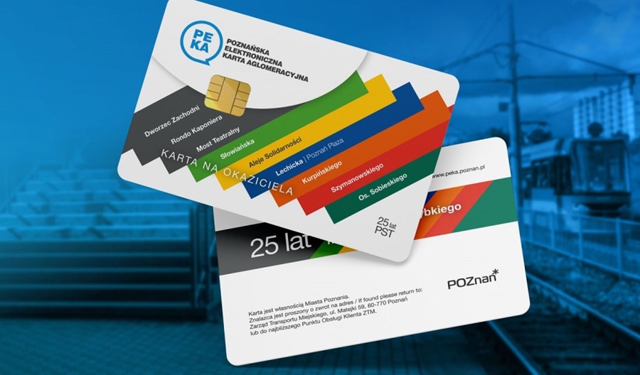 ZTM Poznań wydał specjalną kartę PEKA na 25-lecie Pestki ZTM Poznań wydał specjalną kartę PEKA na 25-lecie Pestki