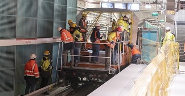 Metro na Bemowo: Skrajnik "Wojtuś" sprawdza nowe tunele