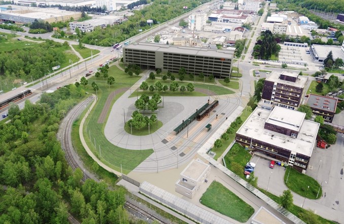 Pierwsza nowa inwestycja tramwajowa w 2022 r. w Pradze: pętla przy metrze