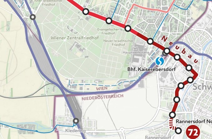 Wiedeń z zapowiedzią nowej linii tramwajowej do Dolnej Austrii