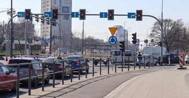 Udostępnienie buspasa na rondzie Rataje w Poznaniu