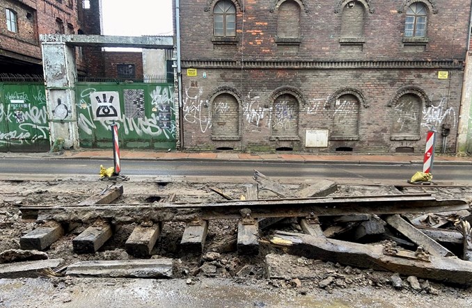 Szczecin. Przebudowa trasy tramwajowej na Kolumba częściowo wstrzymana