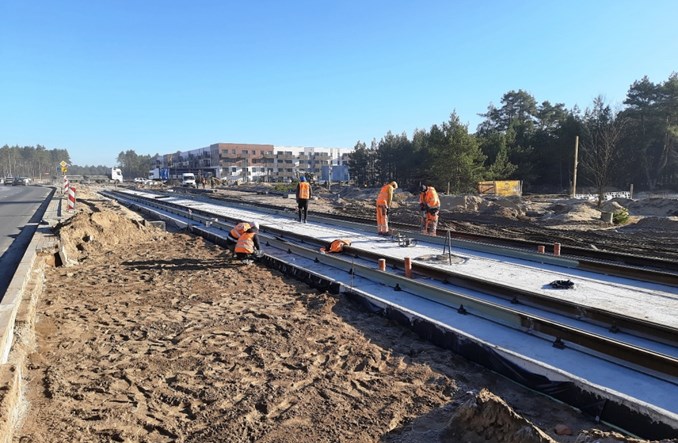 Toruń stara się o wydłużenie budowanej trasy tramwajowej. Wówczas bez trójkąta torowego