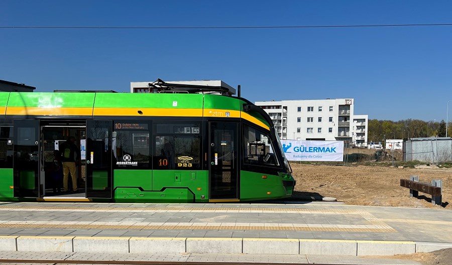 Tramwaj na Naramowice: W I tygodniu po otwarciu średnio 10 tys. pasażerów dziennie Tramwaj na Naramowice: W I tygodniu po otwarciu średnio 10 tys. pasażerów dziennie