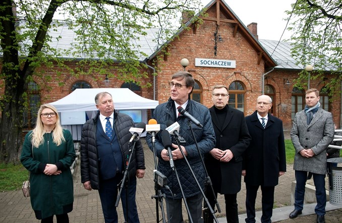 Ruszają prace budowlane przy dworcu kolejowym w Sochaczewie
