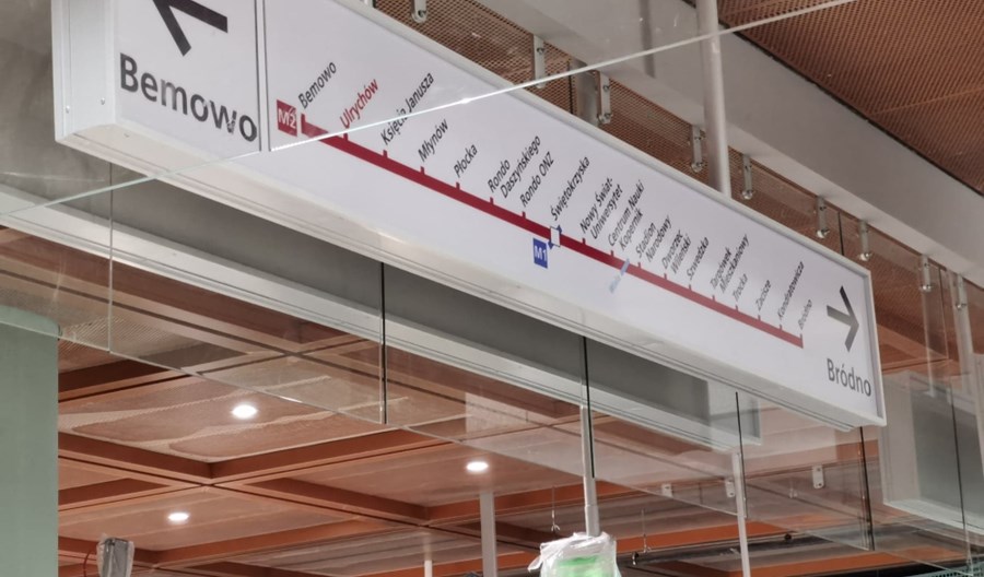 Metro na Bemowo i Bródno: ZTM zaktualizuje 888 tablic i schematów na stacjach Metro na Bemowo i Bródno: ZTM zaktualizuje 888 tablic i schematów na stacjach