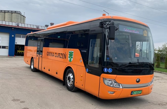 Trzecia gmina w Polsce ze szkolnymi elektrobusami Yutonga