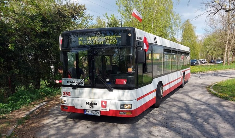 Konin pożegnał MAN-y NL223 Konin pożegnał MAN-y NL223