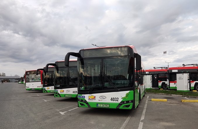Po ulicach Lublina kursują już 32 elektrobusy od Solarisa