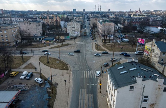 Łódź: Tramwaje wróciły na Przybyszewskiego przed wiaduktem. Coraz bliżej przebudowy