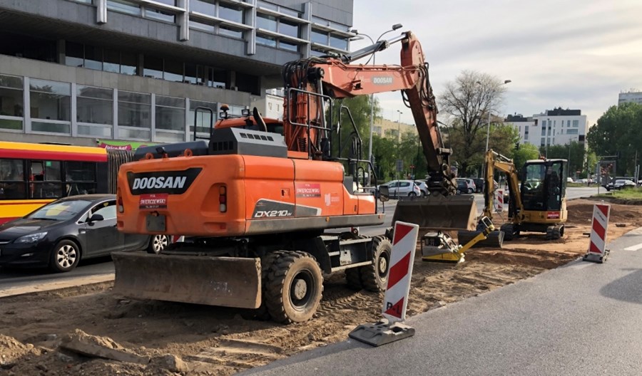 Warszawa: Zmiany na Gagarina z powodu kolektora i tramwaju Warszawa: Zmiany na Gagarina z powodu kolektora i tramwaju