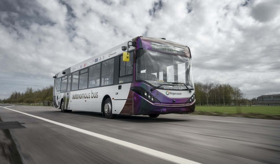 W Szkocji testują autonomiczny autobus W Szkocji testują autonomiczny autobus