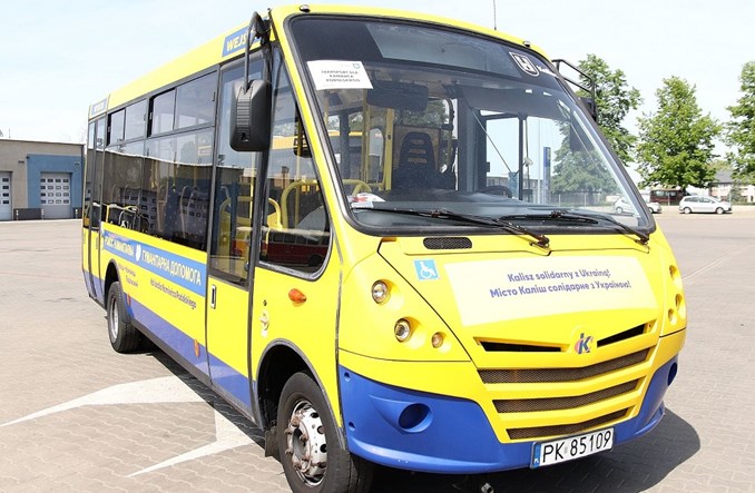 Kalisz przekazał dwa autobusy dla Kamieńca Podolskiego