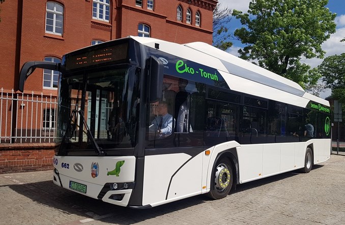 MZK Toruń odbiera pierwsze elektrobusy