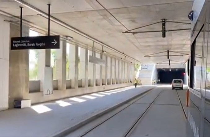 Kraków: Testowe tramwaje na Trasie Łagiewnickiej