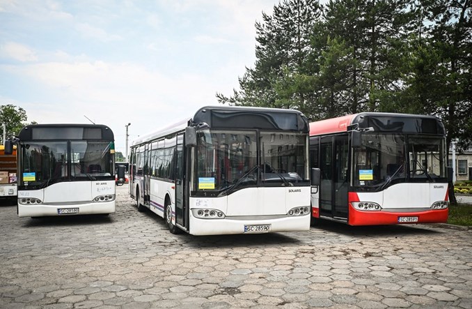 MPK Częstochowa przekazała 4 Solarisy do miasta Chmielnicki w Ukrainie