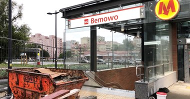 Metro na Bemowo: Jedna kontrola pozytywna, druga przerwana
