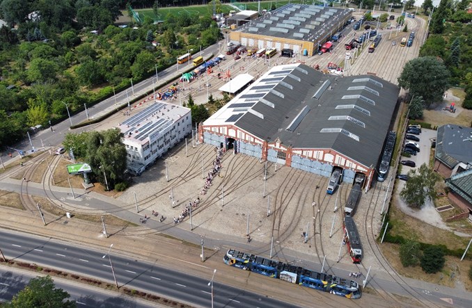 MPK Wrocław wymienia rozjazdy przy Zajezdni Borek