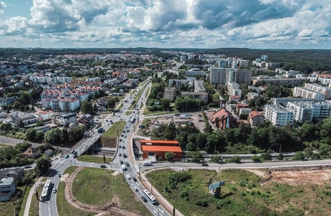 Gdynia. Na budowie węzła Karwiny powstaje buspas