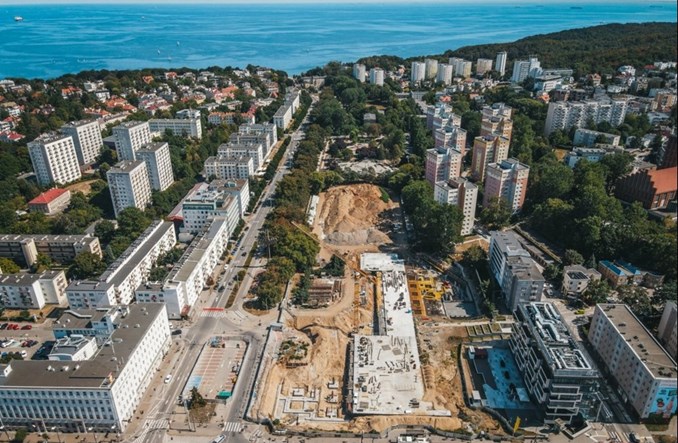 Gdynia. Postępują prace przy budowie Parku Centralnego