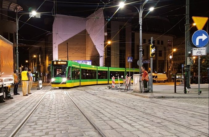 Poznań: Testy techniczne i powrót tramwajów na Al. Marcinkowskiego