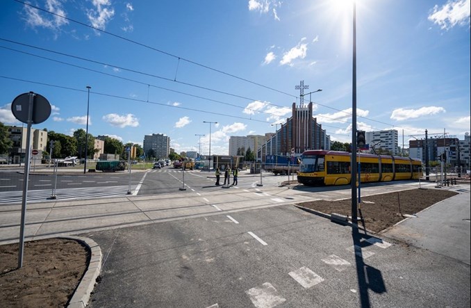 Warszawa otwiera ulice nad metrem na Bródnie