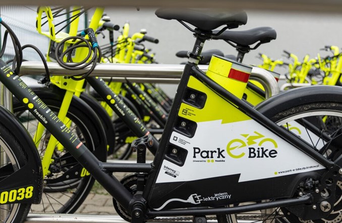 Kraków uruchomił system elektrycznych rowerów miejskich