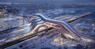 Tallin. Nowy przetarg na węzeł Rail Baltiki wg projektu Zahy Hadid. Teraz w częściach