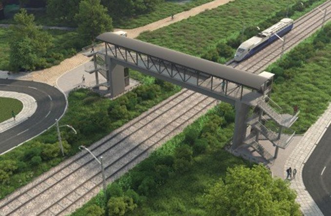 Ciechanów: Powstanie kładka pieszo-rowerowa nad  torami