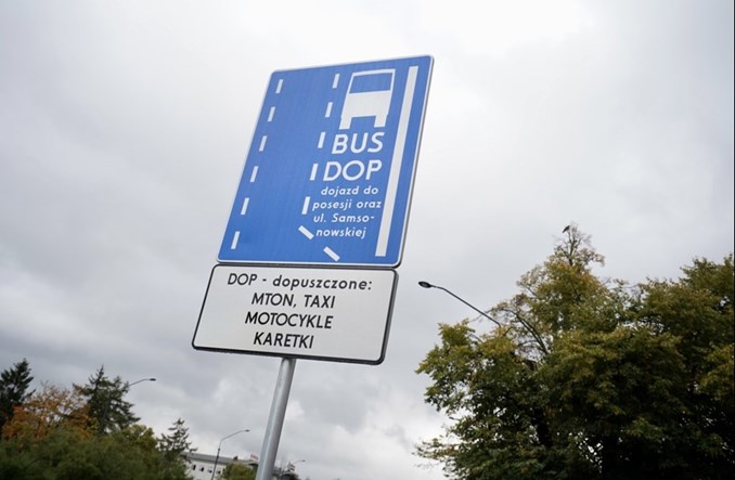 Warszawa: Buspas na Puławskiej otwarty