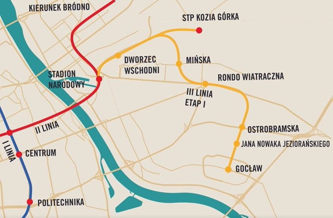 III linia metra. Problem z raportem środowiskowym. Metro protestuje