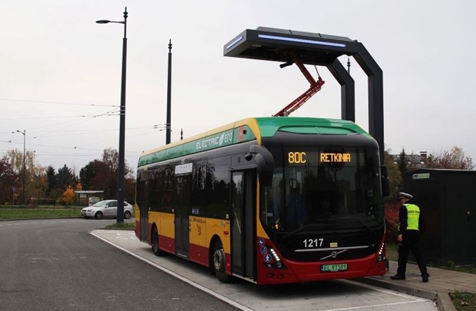 Łódź: Pierwsze ładowarki na pętlach już działają