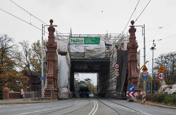 Wrocław. Most Zwierzyniecki w remoncie