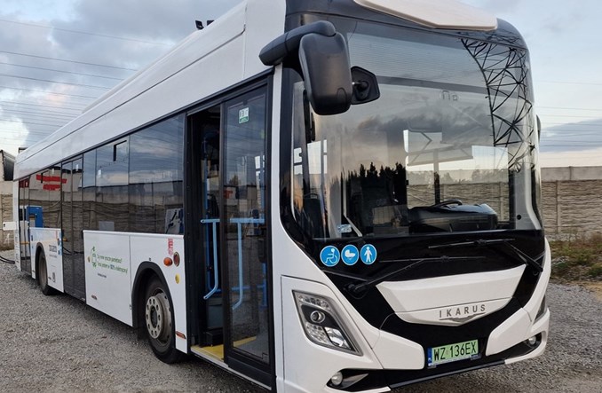 Testy elektrycznego Ikarusa pod Wrocławiem