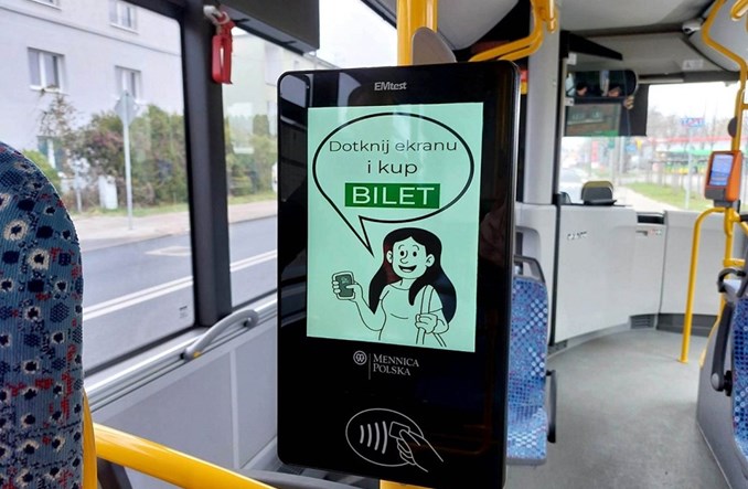 Płatności zbliżeniowe już w kasownikach autobusów MZK Bielsko-Biała